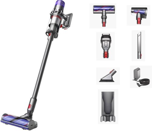 Dyson V11 Origin Cordless Vacuum - Powerful Suction | Renewed Nickel/Blue Finish