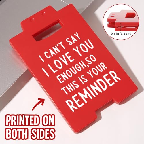 Petalsun Red Mini I Love You Desk Sign - Romantic Gift for Couple