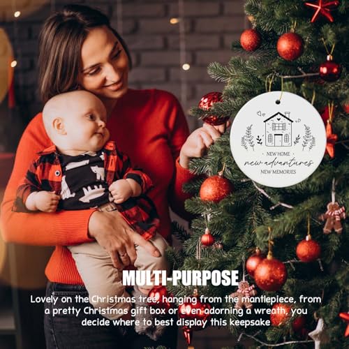 Holiday & Housewarming Ceramic Ornament - New Home First House Gift