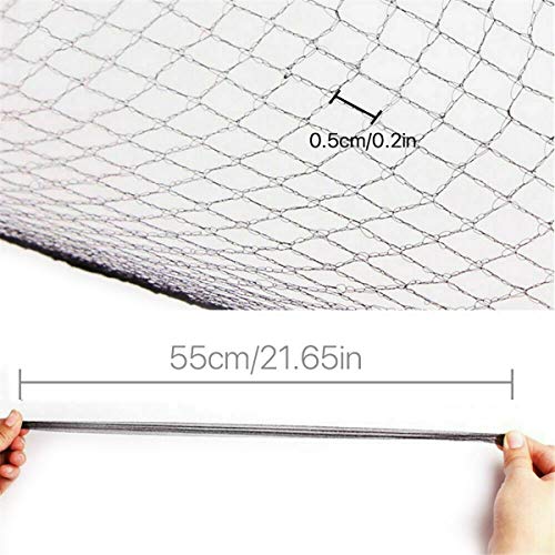 Biendo 30Pcs Invisible Hair Nets Elastic Edge Mesh Brown Bun Holders