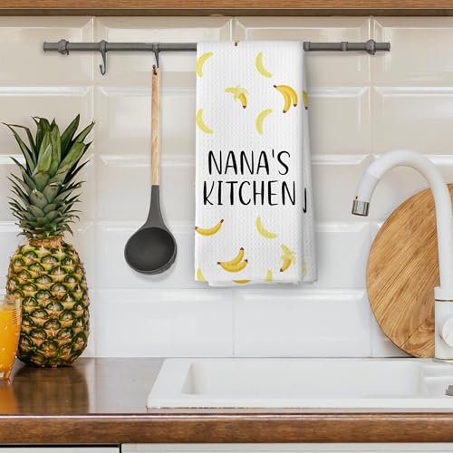 Funny Banana Kitchen Dish Towels - 16x24 in, Ideal Gifts for Grandma