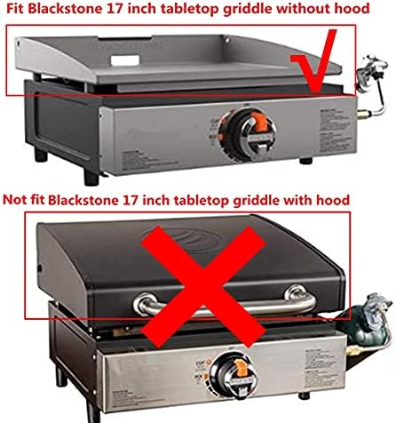 Blackstone Heavy Duty Grill Griddle Cover - Waterproof 600D Polyester for 17-Inch Griddle
