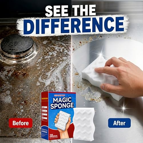 20 Pack Extra Durable Magic Sponge Erasers for Deep Cleaning