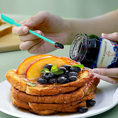 Barsone 6-Piece Silicone Mini Jar Spatula Set - Color #4