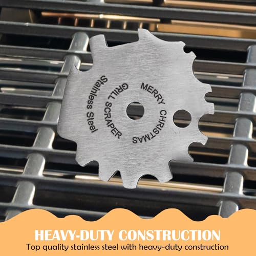 Heavy Duty Grill Scraper - Perfect Stocking Stuffer for BBQ Lovers