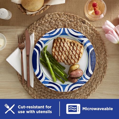 Dixie Ultra Heavy Duty Paper Plates, 10 Inch, 44 Count, Soak-Proof