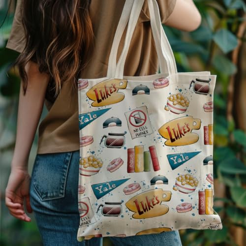 Yale Girls Trip Canvas Tote Bag - Lake Life Gift for Women