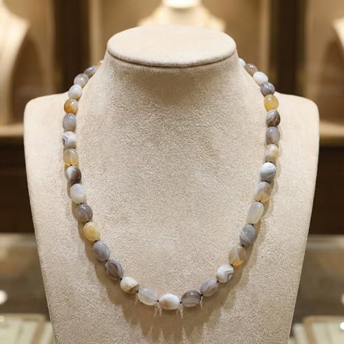 Natural Aquamarine Gemstone Beads for Jewelry Making 15 Inch Strand