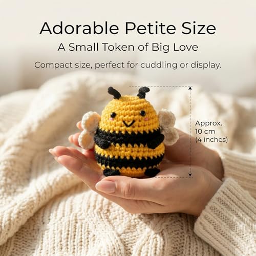 Bee-Lieve Me Mom Handmade Crochet Keepsake Ornament - Heartfelt Gift