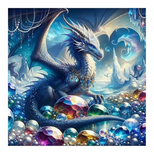 Dragon Diamond Painting Kit for Adults - 5D DIY Home Decor 11.8x11.8"
