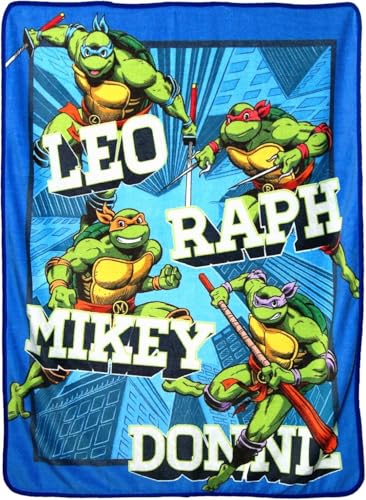 Teenage Mutant Ninja Turtles Silky Soft Throw Blanket 40" x 50"