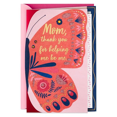 Hallmark Mother's Day Card for Mom - Thank You Butterfly Design