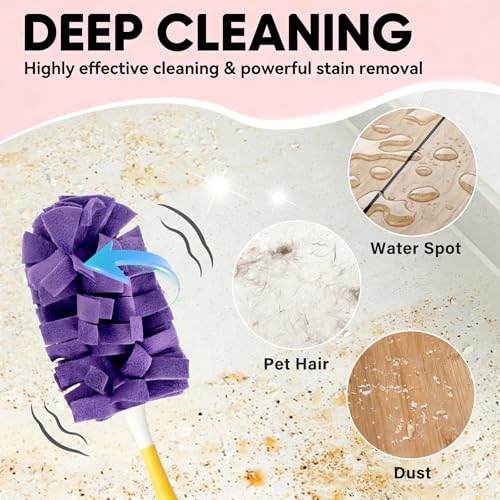 YORAKORI Reusable Duster Pads for Swiffer - Microfiber Refills, 3 Pack Mixed