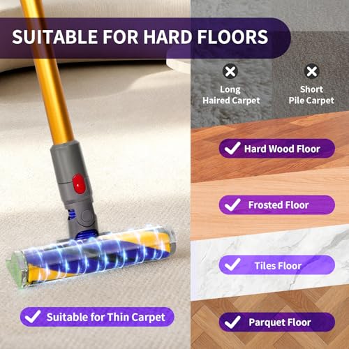 OTTWL V15 Soft Roller Brush Replacement for Dyson V12/V15