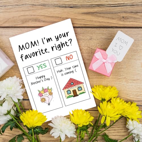 Cheeky Mother's Day Card - 'Am I Your Favorite Child?' Humor