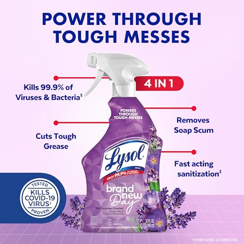 Lysol All Purpose Disinfectant Spray Lavender 32 Fl Oz - Multi-Surface Cleaner