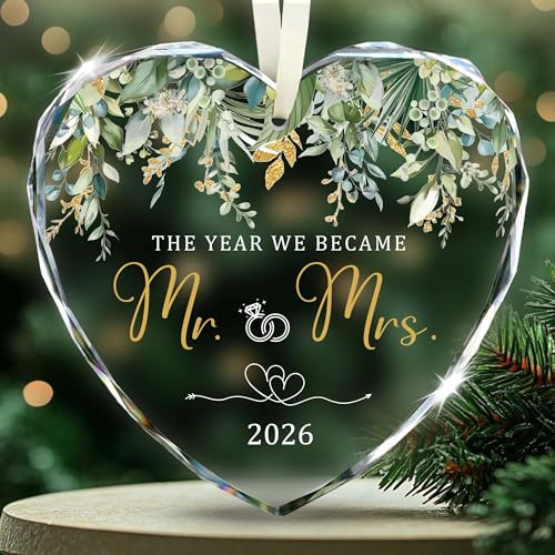 Mr & Mrs Ornament 2026 Wedding Gift for Newlyweds - Nestura 1.1