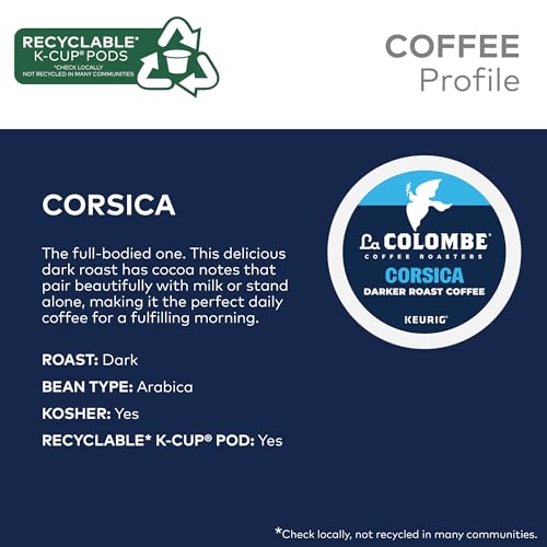 La Colombe Corsica Coffee Pods - Dark Roast, 7.8 Ounce