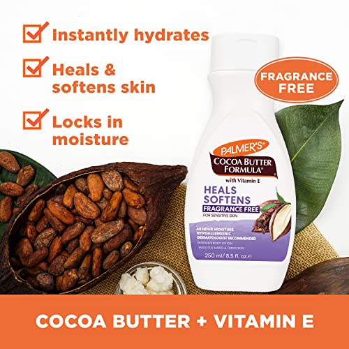 Palmer's Cocoa Butter Formula Fragrance Free Body Lotion 8.5 Fl Oz