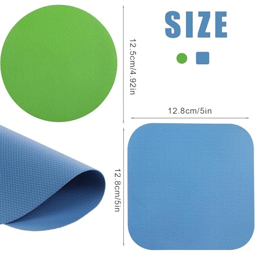 CORYTAO 4-Pack Silicone Jar Openers for Seniors & Arthritis - Non-Slip Grip Pads