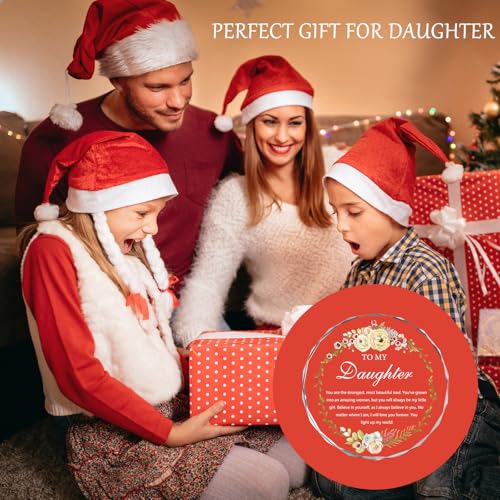 Daughter Christmas Ornament - High-Quality Glass Keepsake Gift