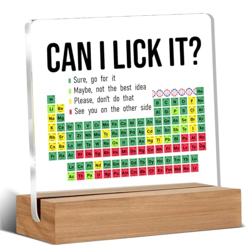 Funny Periodic Table Sign - Chemistry Classroom Decor Gift