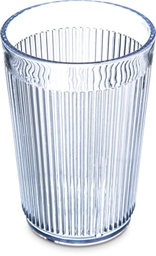 Carlisle Crystalon Stackable Plastic Tumbler - 8.4 oz Clear