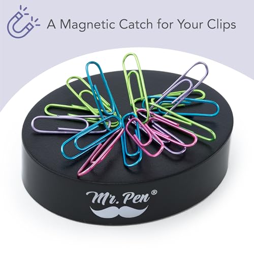 Mr. Pen Magnetic Desk Toy with 100 Colorful Paper Clips