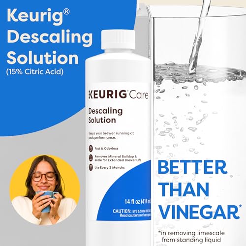 Keurig Descaling Solution for 1.0 & 2.0 K-Cup Coffee Makers