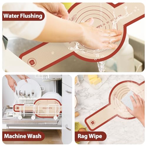 Koolstuffs Silicone Bread Sling for Dutch Oven - 2 Pack Oval & Round
