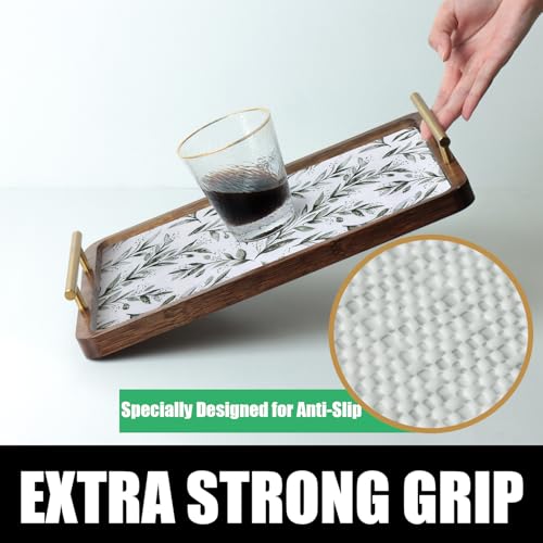Amiitay Non-Slip Shelf Liner - 11.8" x 118.1" Leaf Pattern, Waterproof