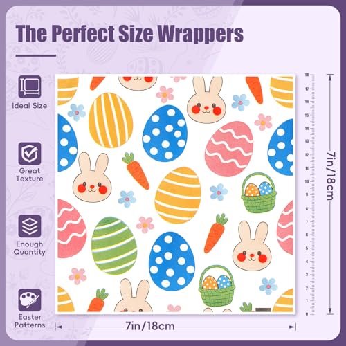 100 Wax Paper Sheets 7x7 Inch - Non-Stick Deli Paper for Food