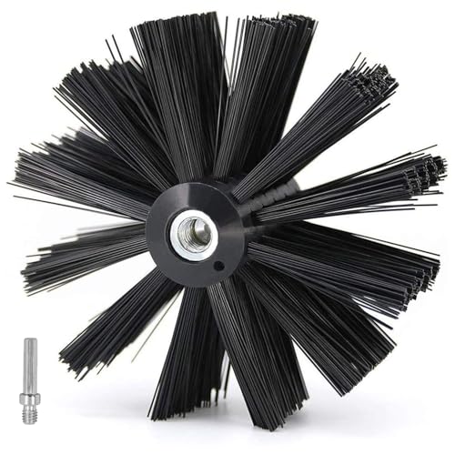 6-Inch Dryer Vent Cleaning Brush Head with Drill Attachment