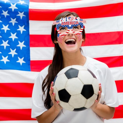 American World Soccer Party Paper Glasses - 12 Pack for 2026