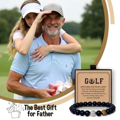 Golf Bracelet for Dad - Meaningful Fathers Day Gift from Family