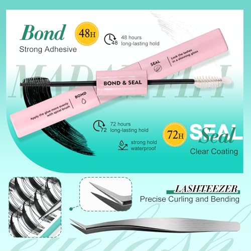 Madam Fifi Fairy Lash Clusters Kit - DIY Manga Wispy Eyelash Extensions