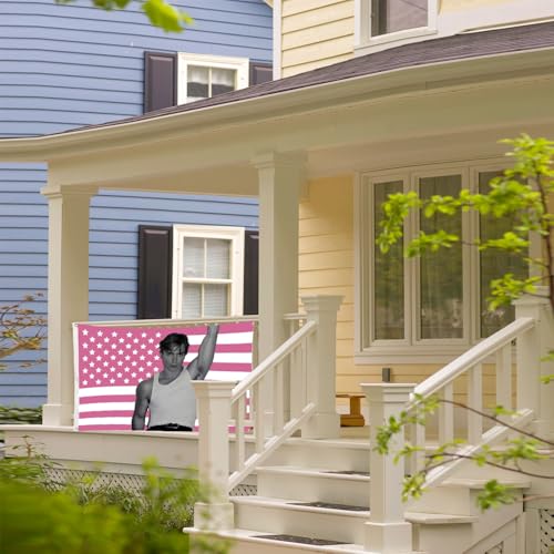 Nicholas Chavez Pink American Flag Tapestry 3x5FT - Durable & Colorful