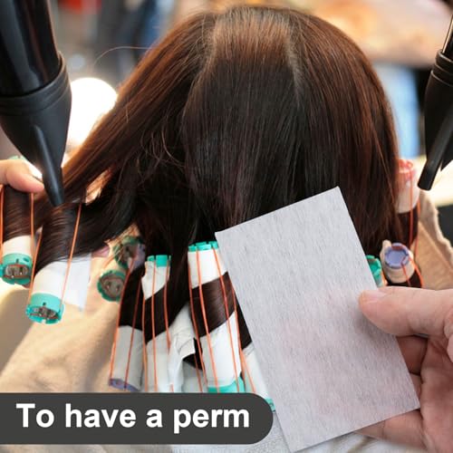 SmallCat 100pcs Perm Papers for Hair End Wrapping Heat Resistant