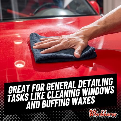 Chemical Guys Workhorse Microfiber Towels 16x16 - 3 Pack
