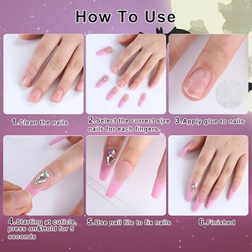 Halloween Press on Nails Short Square French Tip Fake Nails Ghost Spider Web