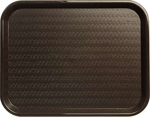 Carlisle Fast Food Tray - 14" x 18" Chocolate, Lightweight & Slip-Resistant