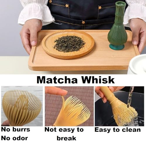 Durable Matcha Whisk - Food-Grade PP Resin Matcha Mixer Tool - Yellow