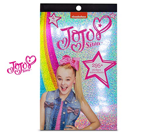 JoJo Siwa Sticker Pad - 4 Sheet Foil Cover with 200+ Stickers