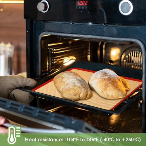 2 Pack Silicone Toaster Oven Liners for Ninja ST100 ST101 Foodi Flip