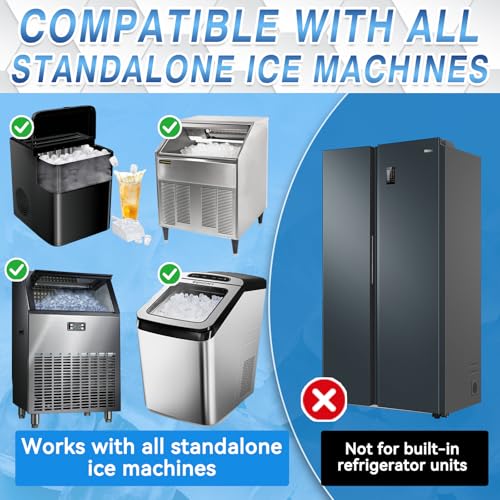 Vereclue Ice Machine Cleaner Tablets - Nickel-Safe Descaler (36 Pack)
