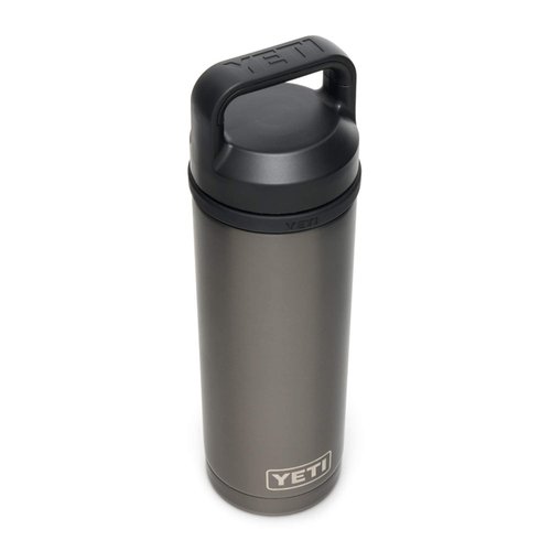 YETI Rambler 18 oz Bottle, Leakproof, Vacuum Insulated, Stainless Steel with Chug Cap, Graphite