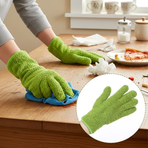 Microfiber Dusting Gloves for Houseplants - Reusable & Washable