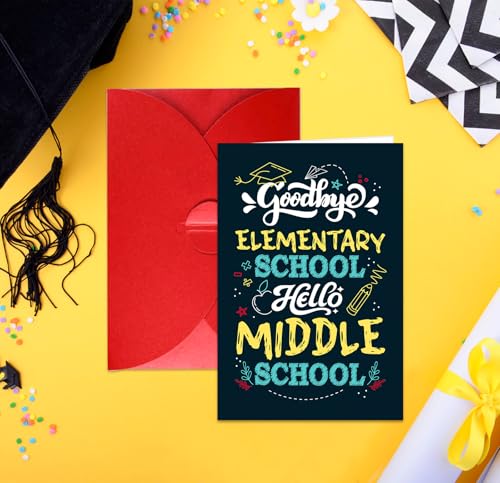 Elementary School Graduation Card for 5th & 6th Graders - Congrats Grad!