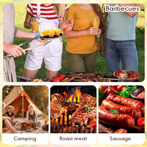 20 Pcs Stainless Steel Corn Cob Holders Set with Silicone Grip