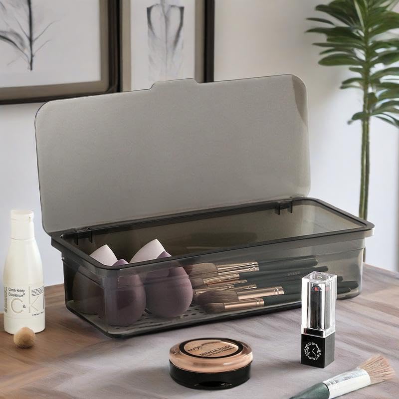 Stackable Clear Storage Drawers for Makeup & Beauty Supplies